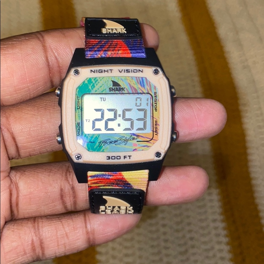 Velcro Strap Shark Watch